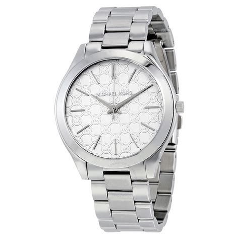 michael kors runway watch silver.